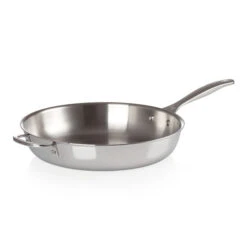 Le Creuset Stainless Steel Deep Fry Pan 5 Le Creuset Stainless Steel Deep Fry Pan -Le Creuset 12in ss deepfrypan 1