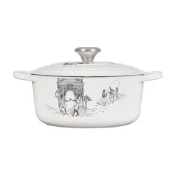Le Creuset Harlem Toile De Jouy Signature Round Dutch Oven -Le Creuset 21177248351430 2