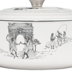 Le Creuset Harlem Toile De Jouy Signature Round Dutch Oven -Le Creuset 21177248351430 2 zoom