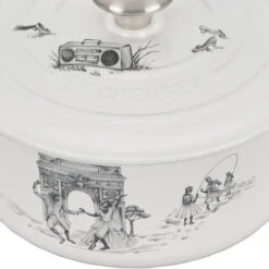 Le Creuset Harlem Toile De Jouy Signature Round Dutch Oven -Le Creuset 21177248351430 zoom 4
