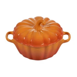 Le Creuset Pumpkin Mini Cocotte 10 Le Creuset Pumpkin Mini Cocotte -Le Creuset 230733 LCP X3046