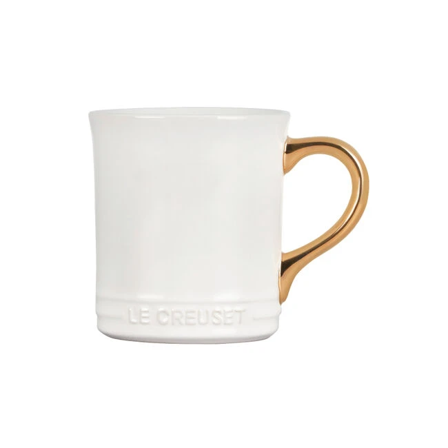 Le Creuset Vancouver Mug With Gold Handle 4 Le Creuset Vancouver Mug With Gold Handle - Image 4