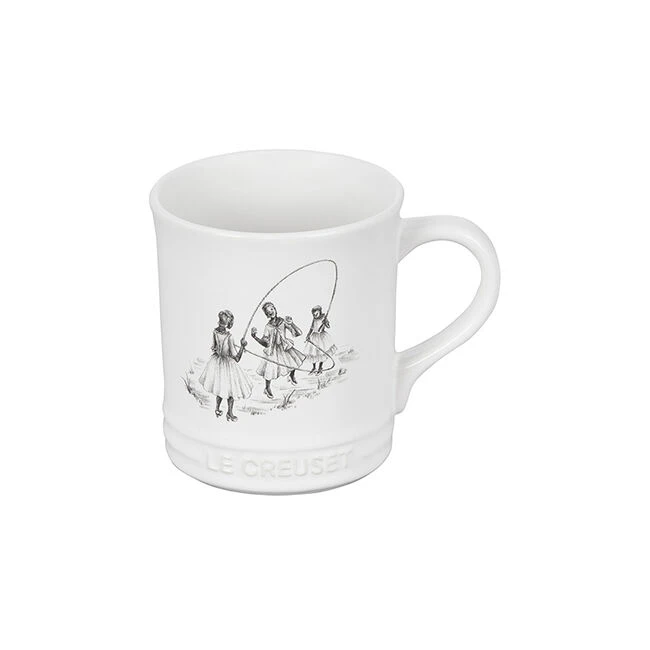 Le Creuset Harlem Toile De Jouy Mug - Girls Jumping Rope 3 Le Creuset Harlem Toile De Jouy Mug - Girls Jumping Rope - Image 3