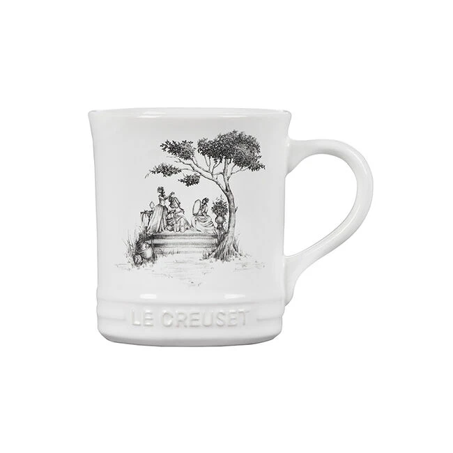 Le Creuset Harlem Toile De Jouy Mug - Ladies In Waiting 1 Le Creuset Harlem Toile De Jouy Mug - Ladies In Waiting
