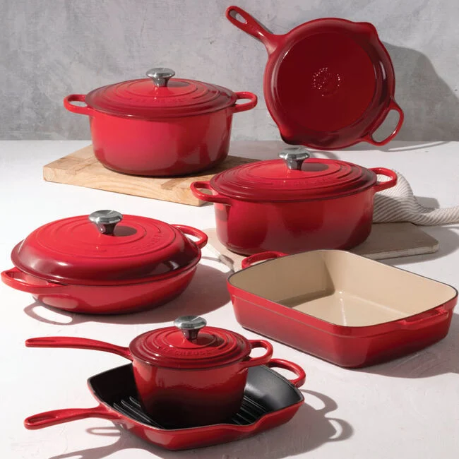 Le Creuset Signature Enameled Cast Iron 11-Piece Ultimate Cookware Set 2 Le Creuset Signature Enameled Cast Iron 11-Piece Ultimate Cookware Set - Image 2