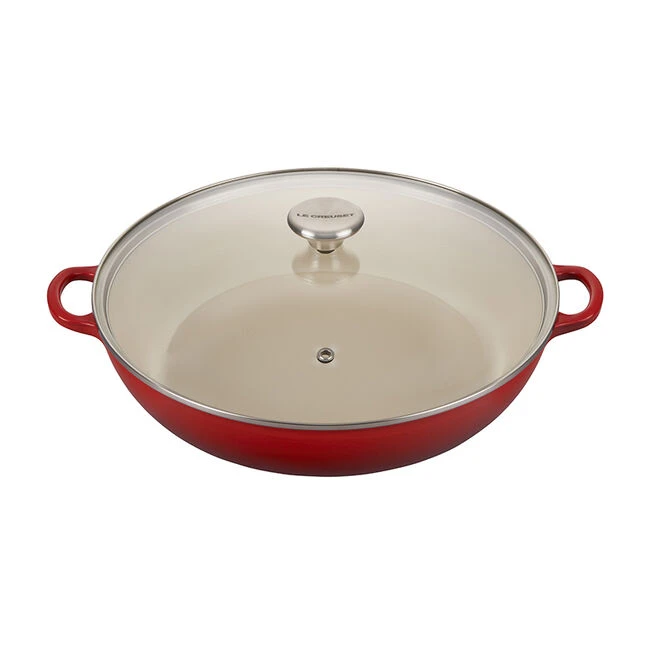 Le Creuset Traditional Braiser With Glass Lid 2 Le Creuset Traditional Braiser With Glass Lid - Image 2