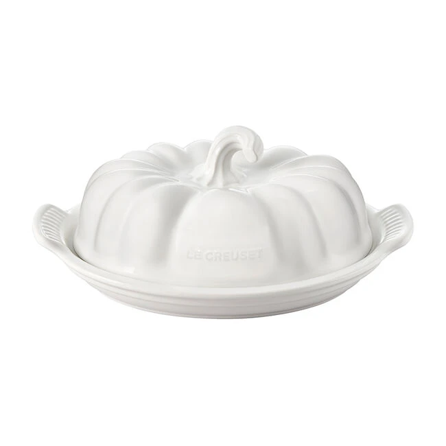 Le Creuset Pumpkin Butter Dish 5 Le Creuset Pumpkin Butter Dish - Image 5