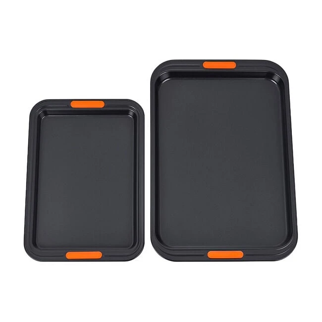 Le Creuset Nonstick Metal Bakeware 2-Piece Sheet Pan Set 2 Le Creuset Nonstick Metal Bakeware 2-Piece Sheet Pan Set - Image 2