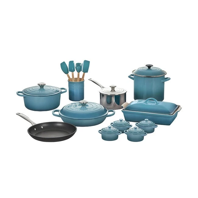 Le Creuset Mixed Material 20-Piece Set 1 Le Creuset Mixed Material 20-Piece Set