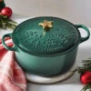 Le Creuset Noël Collection Holiday Tree Round Dutch Oven