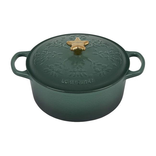 Le Creuset Noël Collection Holiday Tree Round Dutch Oven 3 Le Creuset Noël Collection Holiday Tree Round Dutch Oven - Image 3
