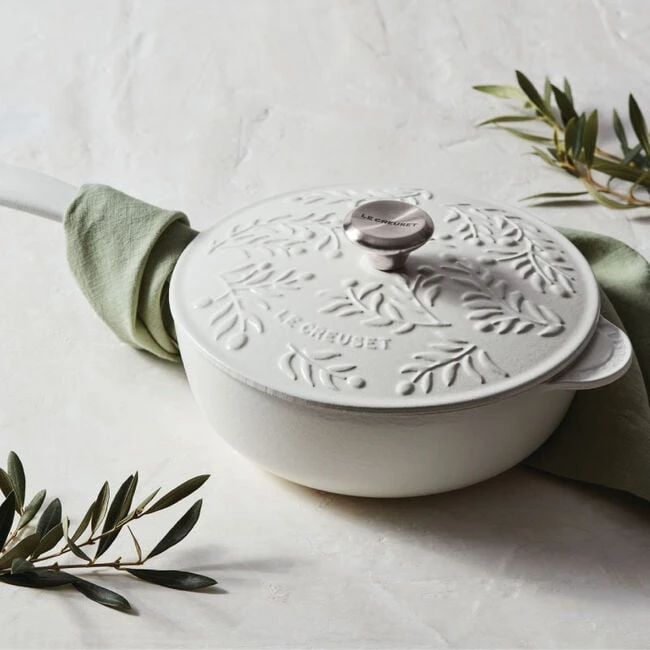 Le Creuset Olive Branch Collection Saucier 2 Le Creuset Olive Branch Collection Saucier - Image 2