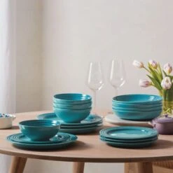 Le Creuset Vancouver Dinner Plates, Set Of 4 14 Le Creuset Vancouver Dinner Plates, Set Of 4 -Le Creuset PG9200S4T 2717 caribbean 10 dplate