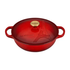 Eiffel Tower Collection Signature Cocotte 7 Eiffel Tower Collection Signature Cocotte -Le Creuset RS10250 EIFFEL RDO CERISE 4 LPR