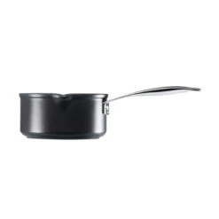 Le Creuset Toughened Nonstick PRO Saucepan With Dual Pour Spouts 7 Le Creuset Toughened Nonstick PRO Saucepan With Dual Pour Spouts -Le Creuset RS1030 16cm20Milk20Pan20profile