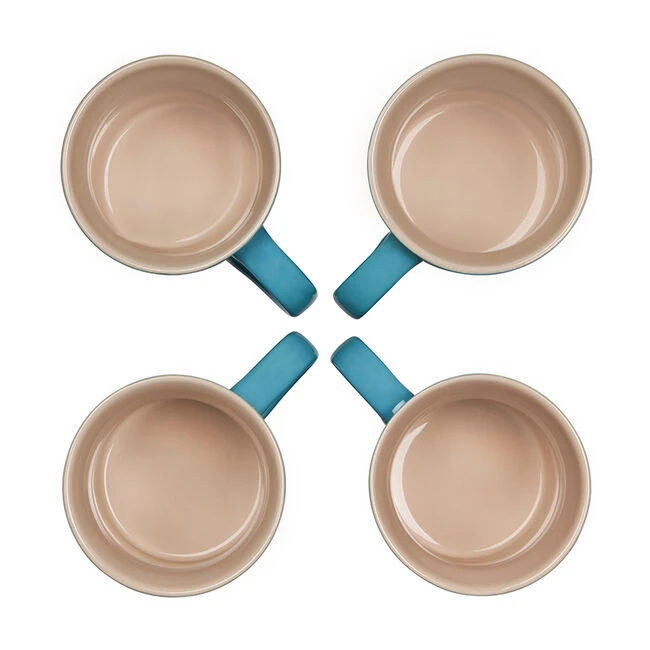 Le Creuset Mugs, Set Of 4 6 Le Creuset Mugs, Set Of 4 - Image 6