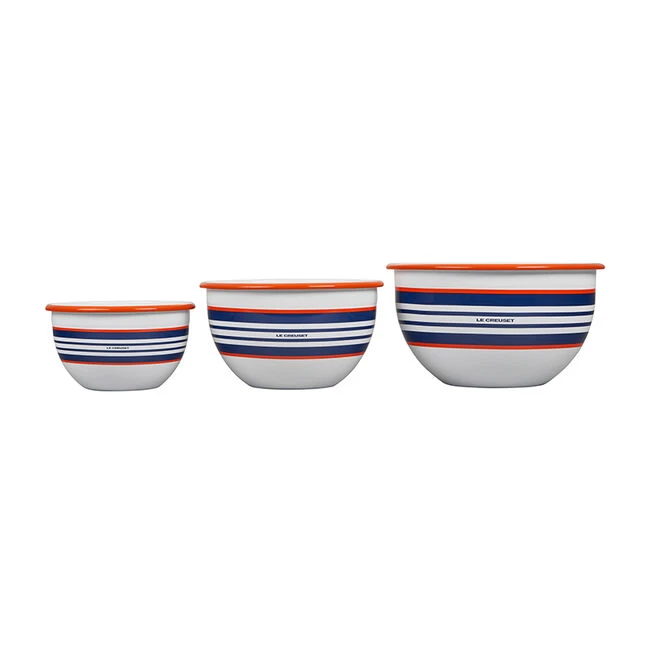 Le Creuset Everyday Enamelware Serving Bowl Set 2 Le Creuset Everyday Enamelware Serving Bowl Set - Image 2