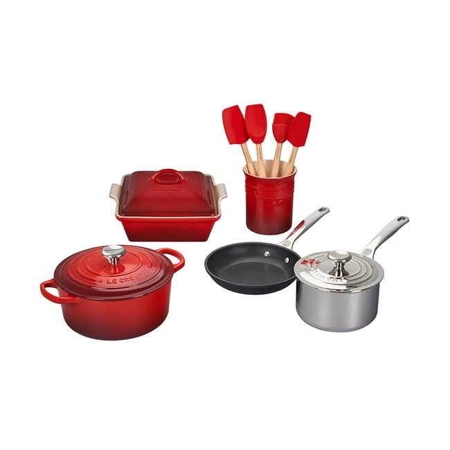 Le Creuset Mixed Material 12-Piece Set 2 Le Creuset Mixed Material 12-Piece Set - Image 2