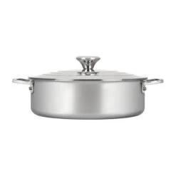 Le Creuset Stainless Steel Rondeau Pan 7 Le Creuset Stainless Steel Rondeau Pan -Le Creuset RS14056 SSP6200 26 2 LPR
