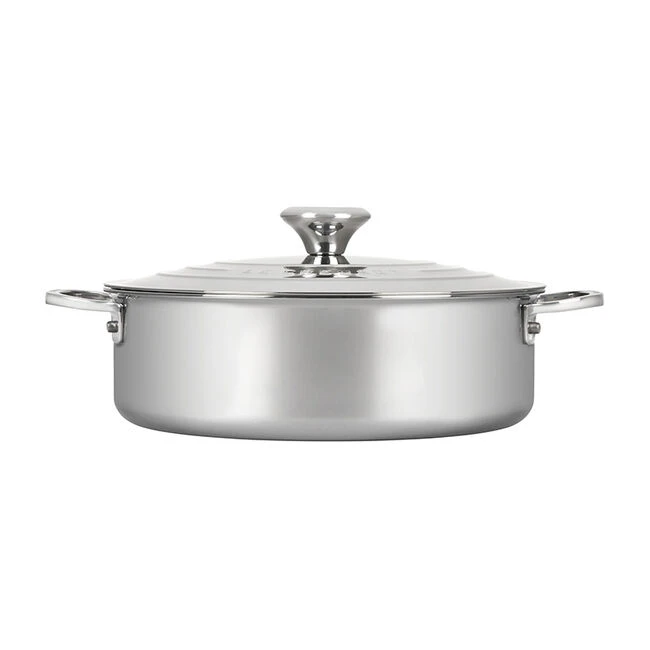Le Creuset Stainless Steel Rondeau Pan 3 Le Creuset Stainless Steel Rondeau Pan - Image 3