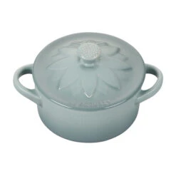 Le Creuset Mini Cocotte With Flower Lid 13 Le Creuset Mini Cocotte With Flower Lid -Le Creuset RS15818 FLOWERCOCOTTE SEASALT 1 LPR