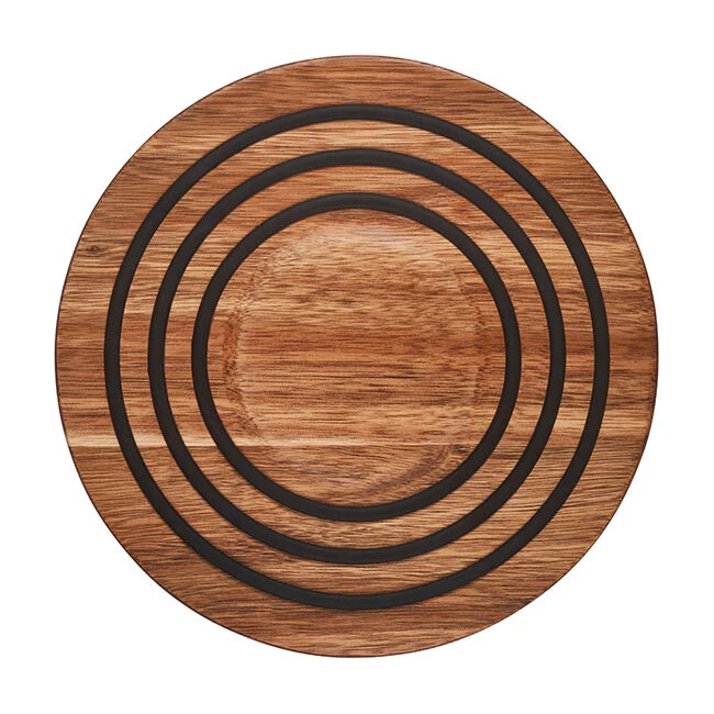 Le Creuset Magnetic Wooden Trivet 4 Le Creuset Magnetic Wooden Trivet - Image 4
