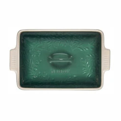 Le Creuset Olive Branch Collection Heritage Rectangular Casserole 16 Le Creuset Olive Branch Collection Heritage Rectangular Casserole -Le Creuset RS17134 PG07053AOB 33795 3 LPR