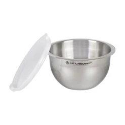 Le Creuset Stainless Steel Mixing Bowls With Lids, Set Of 3 15 Le Creuset Stainless Steel Mixing Bowls With Lids, Set Of 3 -Le Creuset RS18022 SMALLSSBOWL lpr
