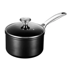 Le Creuset Toughened Nonstick PRO Saucepan 8 Le Creuset Toughened Nonstick PRO Saucepan -Le Creuset RS6468 SAUCEPAN ANGLE 16 lpr