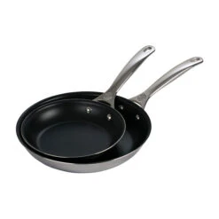 Le Creuset Signature Stainless Steel 2-Piece Nonstick Fry Pan Set