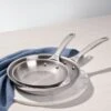 Le Creuset Signature Stainless Steel 2-Piece Fry Pan Set