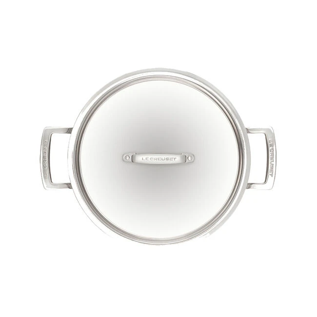 Le Creuset Classic Stainless Steel Stockpot With Lid 4 Le Creuset Classic Stainless Steel Stockpot With Lid - Image 4