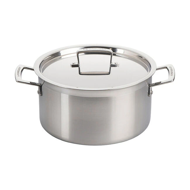 Le Creuset Classic Stainless Steel Stockpot With Lid 1 Le Creuset Classic Stainless Steel Stockpot With Lid
