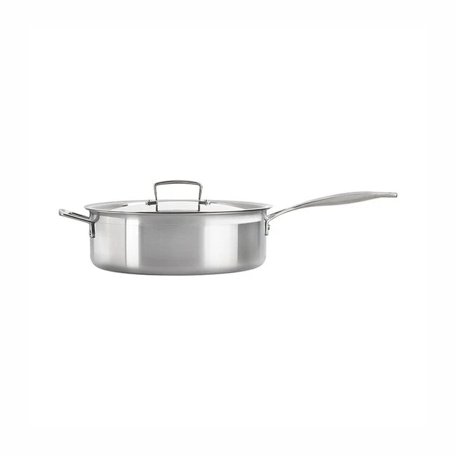 Le Creuset Classic Stainless Steel Sauté Pan With Lid 2 Le Creuset Classic Stainless Steel Sauté Pan With Lid - Image 2
