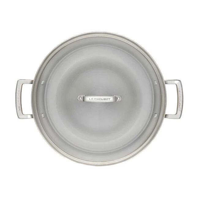 Le Creuset Classic Stainless Steel Wok With Glass Lid 3 Le Creuset Classic Stainless Steel Wok With Glass Lid - Image 3