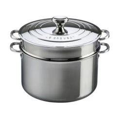 Le Creuset Signature Stainless Steel Stockpot With Colander Insert