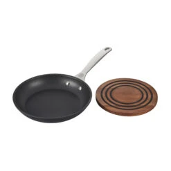 Le Creuset Toughened Nonstick PRO Fry Pan And Magnetic Wooden Trivet Set 5 Le Creuset Toughened Nonstick PRO Fry Pan And Magnetic Wooden Trivet Set -Le Creuset US00129000001002