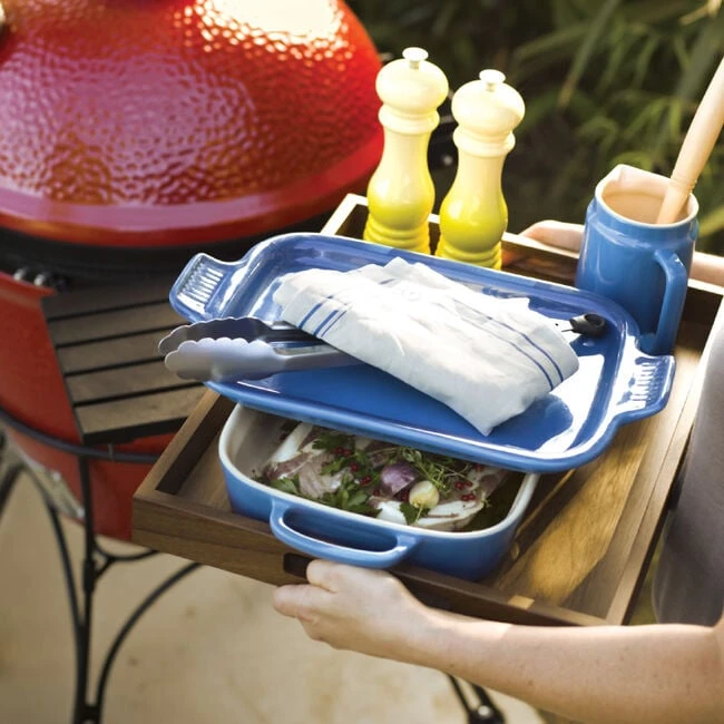 Le Creuset Rectangular Dish With Platter Lid 8 Le Creuset Rectangular Dish With Platter Lid - Image 8