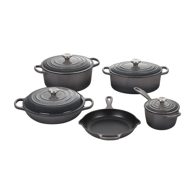 Le Creuset Signature Enameled Cast Iron 9-Piece Cookware Set 4 Le Creuset Signature Enameled Cast Iron 9-Piece Cookware Set - Image 4