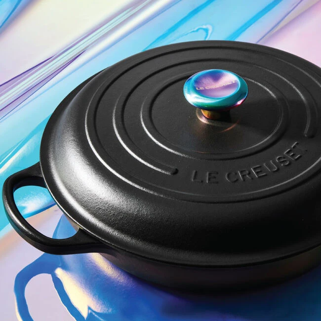 Le Creuset Braiser With Iridescent Knob 1 Le Creuset Braiser With Iridescent Knob