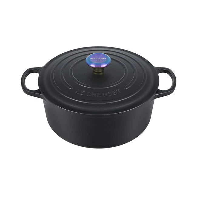 Le Creuset Round Dutch Oven With Iridescent Knob 3 Le Creuset Round Dutch Oven With Iridescent Knob - Image 3