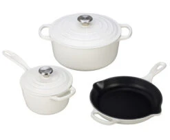 Le Creuset Signature Enameled Cast Iron 5-Piece Cookware Set 13 Le Creuset Signature Enameled Cast Iron 5-Piece Cookware Set -Le Creuset ms1605 16ss