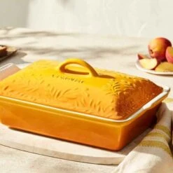Le Creuset Olive Branch Collection Heritage Rectangular Casserole