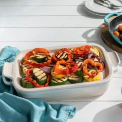 Le Creuset Rectangular Dish With Platter Lid 19 Le Creuset Rectangular Dish With Platter Lid -Le Creuset pg2015 gallery 02 meringue