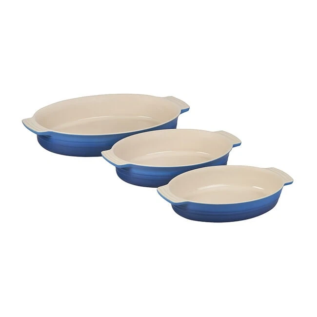 Le Creuset Classic 3-Piece Oval Baking Dish Set 5 Le Creuset Classic 3-Piece Oval Baking Dish Set - Image 5