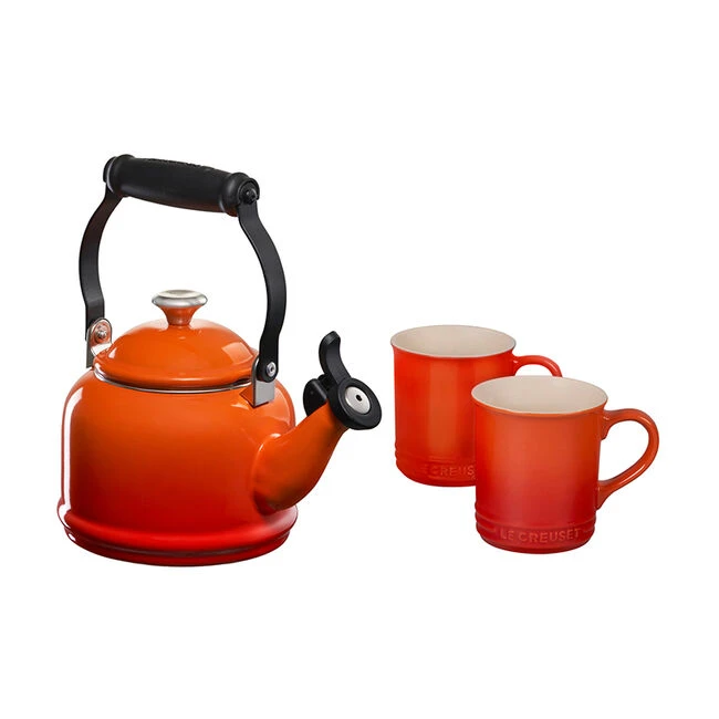Le Creuset Demi Kettle And Mugs Set 2 Le Creuset Demi Kettle And Mugs Set - Image 2