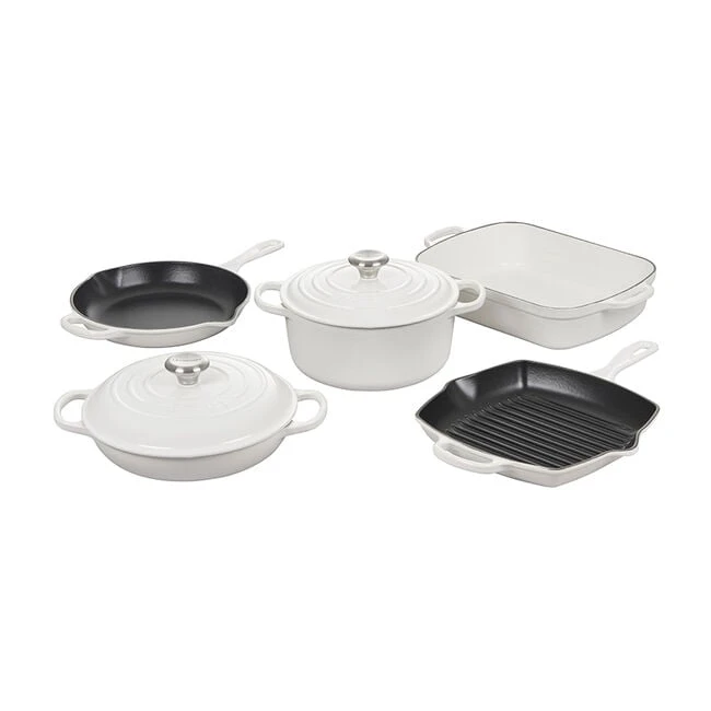 Le Creuset Signature Enameled Cast Iron 7-Piece Cookware Set 2 Le Creuset Signature Enameled Cast Iron 7-Piece Cookware Set - Image 2