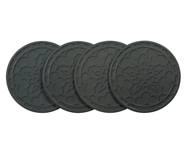Le Creuset French Coasters, Set Of 4 1 Le Creuset French Coasters, Set Of 4