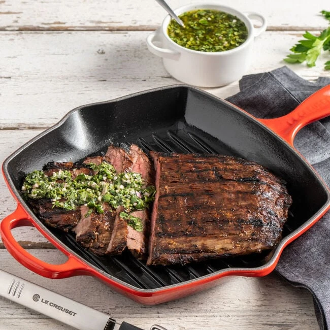 Le Creuset Signature Square Skillet Grill 6 Le Creuset Signature Square Skillet Grill - Image 6