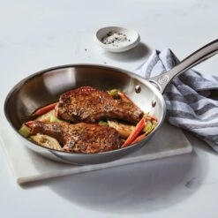 Le Creuset Stainless Steel Fry Pan 8 Le Creuset Stainless Steel Fry Pan -Le Creuset ss frypan g1